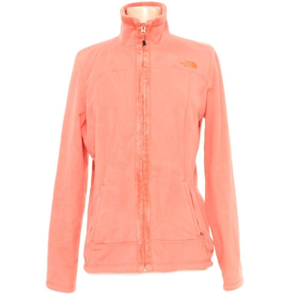 North Face Coral Fleece-Lined Zip Jacket